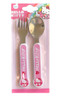 Hello Kitty Plate, Bowl and Metal Cutlery Set