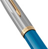 Parker 51 GT Premium Fountain Pen Turquoise Fine Nib Gift Box