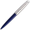 Waterman Emblème Ballpoint Pen, Blue with Chrome Trim, Fine Point Blue