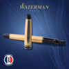 Waterman Expert Fountain Pen Metallic Gold Lacquer with Ruthenium Trim Fine