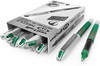 Uni-Ball Eye Needle Point Pen Green 12 Pack UB-187S