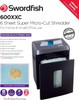 Swordfish 6-Sheet Super Micro-Cut Paper Shredder