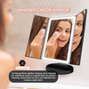 Beautyworks Makeup Vanity Mirror with LED Lights, Touch Screen Light Control