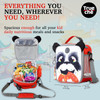 Panda Donut Insulated Kids Lunch Bag with Adjustable Bottle Holder and Strap