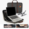 Sonlib Laptop Bag 17" Business Bag with Shoulder Strap and Laptop Stand