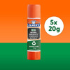 Elmer's 20g Pure Glue Sticks 93% Natural Ingredients 5 Pack