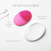 Envie Mini Rechargeable Facial Cleansing Brush & Massager Exfoliator