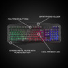 White Shark Gaming Keyboard GK-1923 Gladiator-2 Wired Gaming Keyboard UK Layout