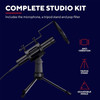 Trust Gaming USB Streaming Microphone GXT 241 Velica - Condenser Mic with Tripod