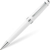Cross Bailey Light Polished White Resin Ballpoint Pen with Chrome Trim