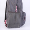 Minnie Mouse Large Grey and Pink Backpack with Front Zipped Pocket