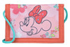 Minnie Mouse Light Pink Canvas Zipped Pouch Wallet