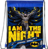 Batman Large Drawstring Gym Bag 17" X 13" (44cm x 33cm)
