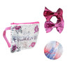 Disney Frozen Girls Beauty Set with Sequin Purse, Mirror, Hair Bows