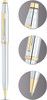 Cross Century II Medalist Chrome and Gold Ballpoint Pen