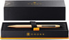 Cross Classic Century Brushed Rose Gold PVD Ballpoint Pen with Black Trim