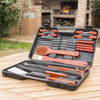 Barbeque Tool Set with 18 Pieces in Presentation Carry Case