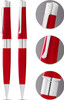 Cross Beverly Translucent Red Lacquer Medium Black Rollerball Pen
