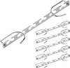 H&S Wardrobe Wonder Metal Hanger Hooks Organiser for Coats - 6 Pack