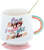 Novelty Mug ' I am so Happy I Could S*** Rainbows' LOL!