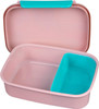 Minnie Mouse Lunch Sandwich Box Light Pink with Turquoise
