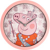 Peppa Pig Battery Operated Wall Clock Pink