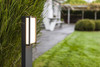 Qubo LED Outdoor Bollard Standing Light Modern Aluminium in Anthracite