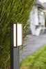 Qubo LED Outdoor Bollard Standing Light Modern Aluminium in Anthracite