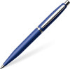 Sheaffer VFM Ballpen G9401 Neon Blue with Chrome Trim and A6 Ruled Notebook