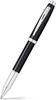 Sheaffer 100 Black Lacquer Rollerball Pen with Chrome Trim