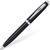 Sheaffer 100 Black Lacquer Ballpoint Pen with Chrome Trim