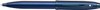 Sheaffer 100 Satin Blue Ballpoint Pen with PVD Blue Trim E2937151