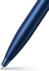Sheaffer 100 Satin Blue Ballpoint Pen with PVD Blue Trim E2937151