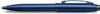 Sheaffer 100 Satin Blue Ballpoint Pen with PVD Blue Trim E2937151