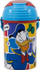 Mickey Mouse and Donald Duck Drinks Bottle 450ml with Permanent Pop up Straw