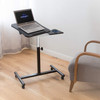 Standing Desk Table for Laptops, Solid and Stable on Wheels Fully Adjustable