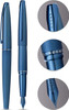 Cross ATX Sandblasted Dark Blue Medium Nib Fountain Pen with Click off Lid