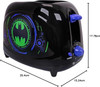 Batman 2 Slice Toaster, Toasts a  Batman Image on the Bread!