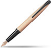 Cross ATX Brushed Etched Rose Gold Fine Nib Fountain Pen with Click off Lid