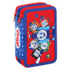 Thomas and Friends 45 Piece Triple Compartment Triple Zip Filled Pencil Case