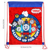 Thomas and Friends Large Drawstring Gym Bag 16" X 13" (43cm x 33cm)