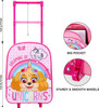 Paw Patrol Skye 'Unicorns' Trolley Bag with Extendable Handle and Wheels