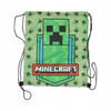 Minecraft Large Drawstring Gym Bag 16" X 13" (43cm x 33cm)