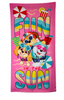 Paw Patrol Microfibre Beach Towel with Skye, Everest and Liberty