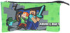 Minecraft Double Zip 3 Compartment Pencil Case