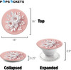 PopSockets PopGrip Extendable Grip for Phones Paper Flowers