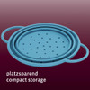 Xavax Collapsible Silicone Colander Strainer 3.8 Litre Silicone