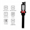 Disney Minnie Mouse Wireless Selfie Stick Black with Red Polka Dot Bow