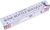 Wine Bottle Bouquet of Flowers Gift Presentation Pack of 2