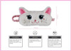 Cute Plush Cat Sleep Eyemask White Persian Cat